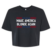 Make America Blonde Again Bella+Canvas Jersey Crop Tee