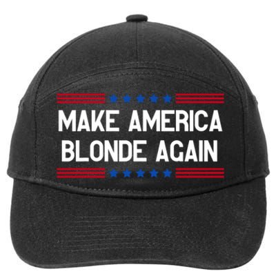 Make America Blonde Again 7-Panel Snapback Hat