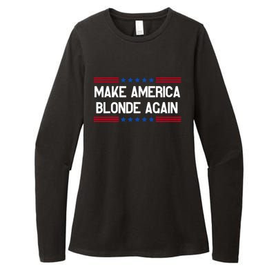 Make America Blonde Again Womens CVC Long Sleeve Shirt