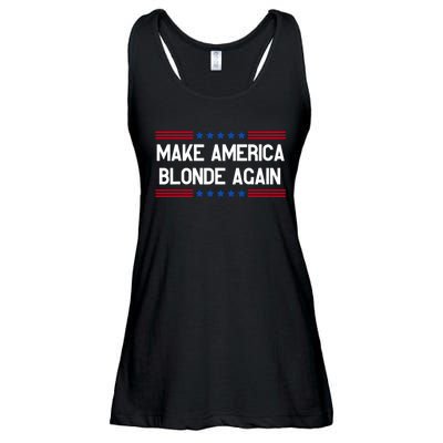 Make America Blonde Again Ladies Essential Flowy Tank