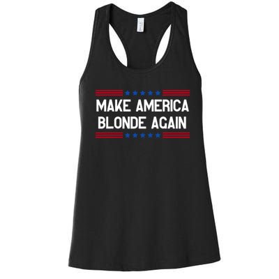 Make America Blonde Again Women's Racerback Tank