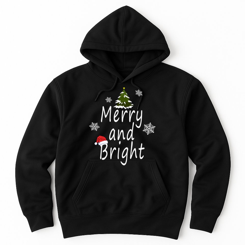Merry And Bright | Merry Chrismas Hoodie