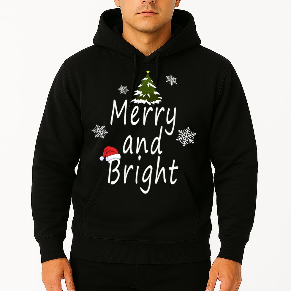 Merry And Bright | Merry Chrismas Hoodie