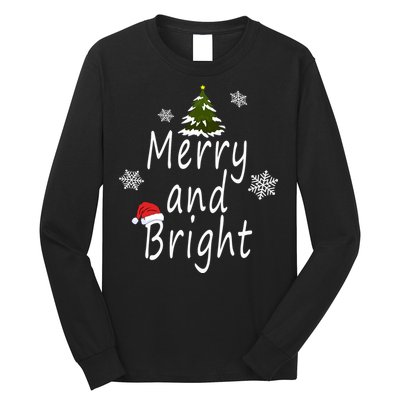 Merry And Bright | Merry Chrismas Long Sleeve Shirt