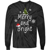 Merry And Bright | Merry Chrismas Tie-Dye Long Sleeve Shirt