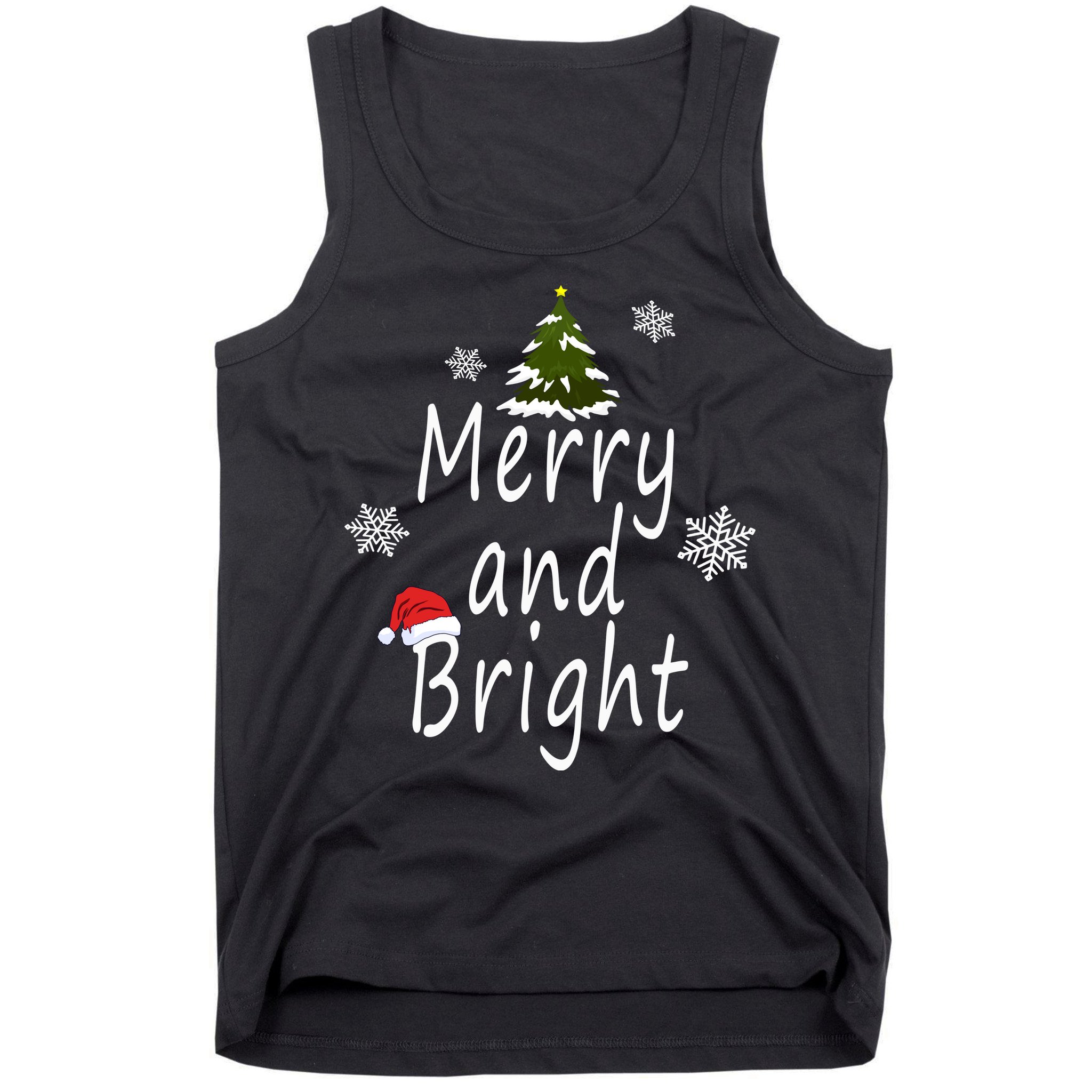 Merry And Bright | Merry Chrismas Tank Top