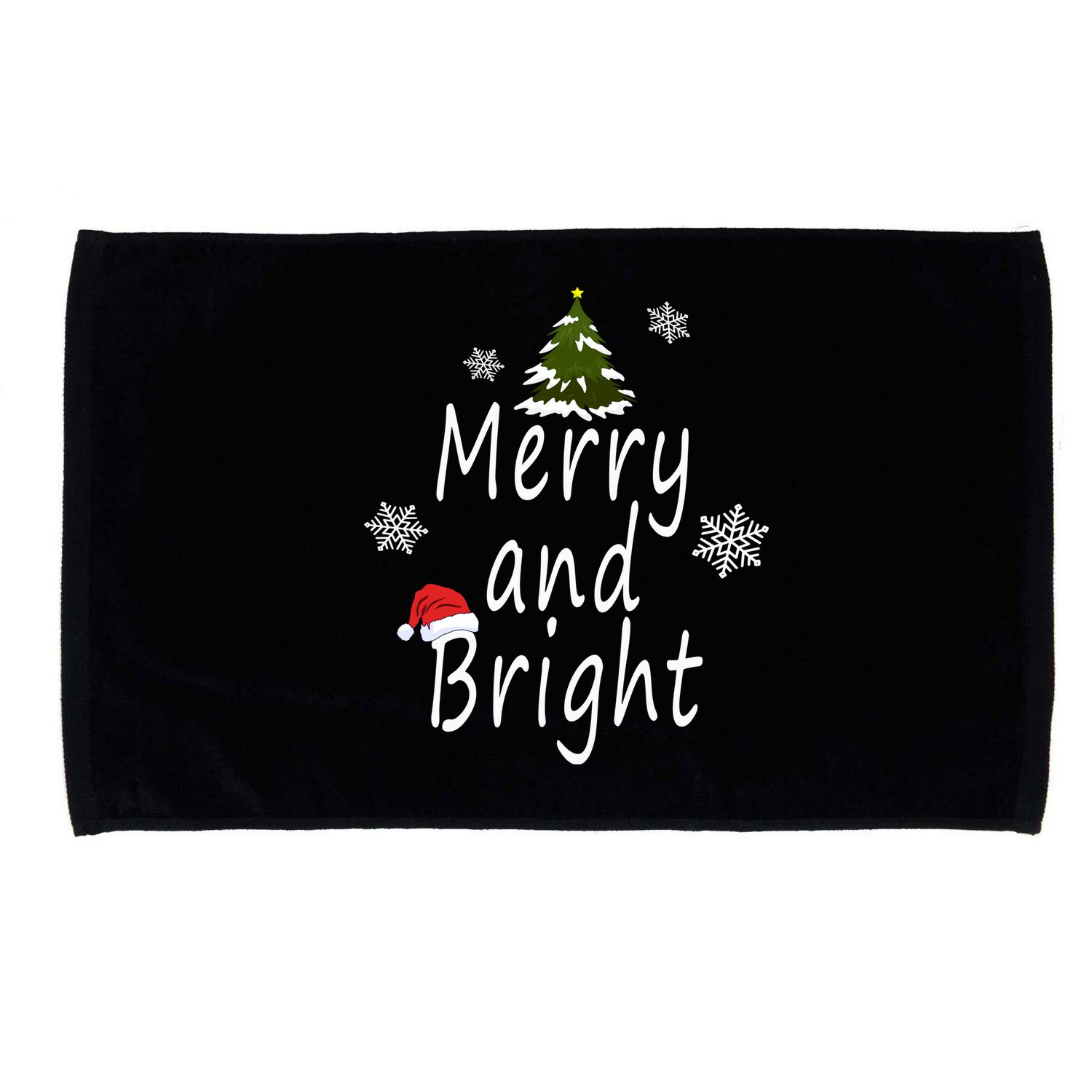 Merry And Bright | Merry Chrismas Microfiber Hand Towel