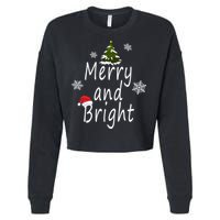 Merry And Bright | Merry Chrismas Cropped Pullover Crew