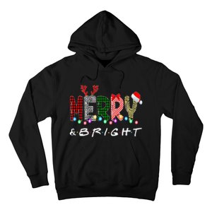 Merry And Bright Christmas Lights Funny Family Christmas Hoodie