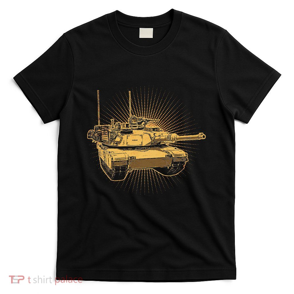 M1 Abrams Battle Tank Usa America American Military T-Shirt