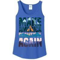 Make America Beautiful Again: Inspirational Nature Gift Ladies Essential Tank