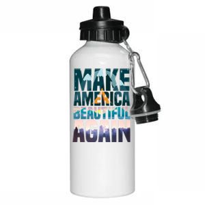 Make America Beautiful Again: Inspirational Nature Gift Aluminum Water Bottle