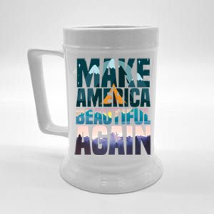 Make America Beautiful Again: Inspirational Nature Gift Beer Stein