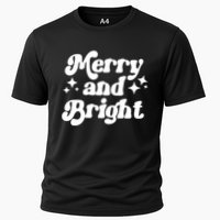 Merry And Bright Festive Christmas Cooling Performance Crew T-Shirt
