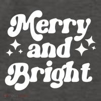 Merry And Bright Festive Christmas Vector Backpack