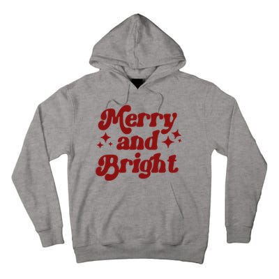 Merry And Bright Festive Christmas Tall Hoodie