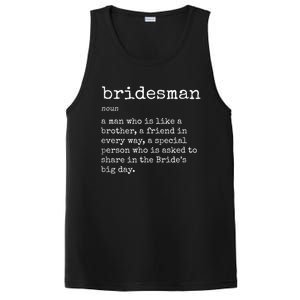 Mens Awesome Bridesman Definition PosiCharge Competitor Tank