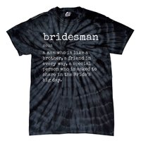 Mens Awesome Bridesman Definition Tie-Dye T-Shirt