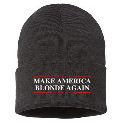 Make America Blonde Again Sustainable Knit Beanie