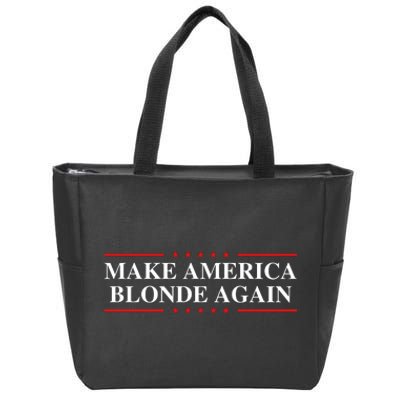 Make America Blonde Again Zip Tote Bag