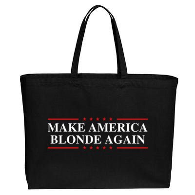 Make America Blonde Again Cotton Canvas Jumbo Tote