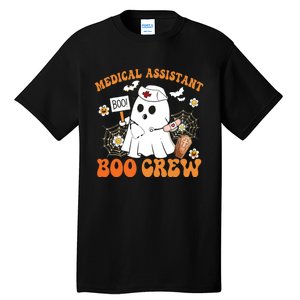 Medical Assistant Boo Crew Funny Ghost Halloween Costumes Tall T-Shirt