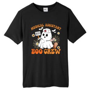 Medical Assistant Boo Crew Funny Ghost Halloween Costumes Tall Fusion ChromaSoft Performance T-Shirt