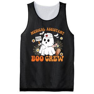 Medical Assistant Boo Crew Funny Ghost Halloween Costumes Mesh Reversible Basketball Jersey Tank