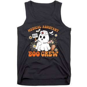 Medical Assistant Boo Crew Funny Ghost Halloween Costumes Tank Top