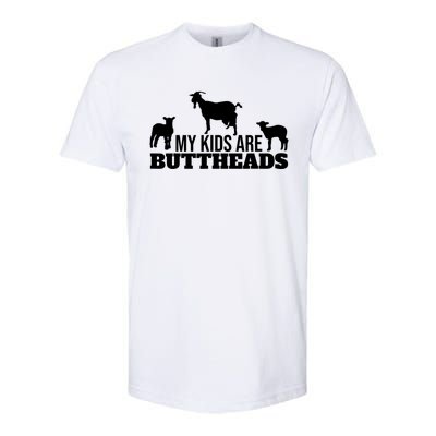 My Are Buttheads Goat Gift Softstyle CVC T-Shirt