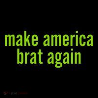 Make America Brat Again Kamala 2024 Trump Parody Premium T-Shirt