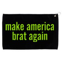 Make America Brat Again Kamala 2024 Trump Parody Grommeted Golf Towel