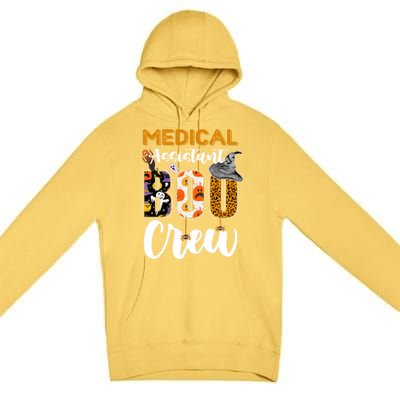 Medical Assistant Boo Crew Halloween Matching Med Asst Funny Gift Premium Pullover Hoodie