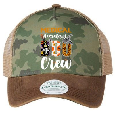 Medical Assistant Boo Crew Halloween Matching Med Asst Funny Gift Legacy Tie Dye Trucker Hat