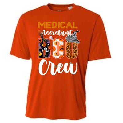 Medical Assistant Boo Crew Halloween Matching Med Asst Funny Gift Cooling Performance Crew T-Shirt