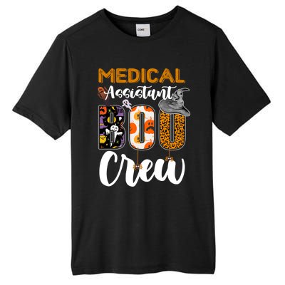 Medical Assistant Boo Crew Halloween Matching Med Asst Funny Gift Tall Fusion ChromaSoft Performance T-Shirt