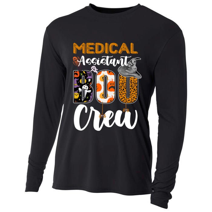 Medical Assistant Boo Crew Halloween Matching Med Asst Funny Gift Cooling Performance Long Sleeve Crew