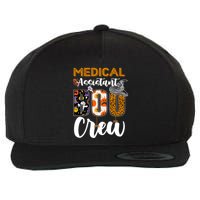 Medical Assistant Boo Crew Halloween Matching Med Asst Funny Gift Wool Snapback Cap