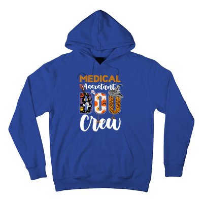 Medical Assistant Boo Crew Halloween Matching Med Asst Funny Gift Hoodie