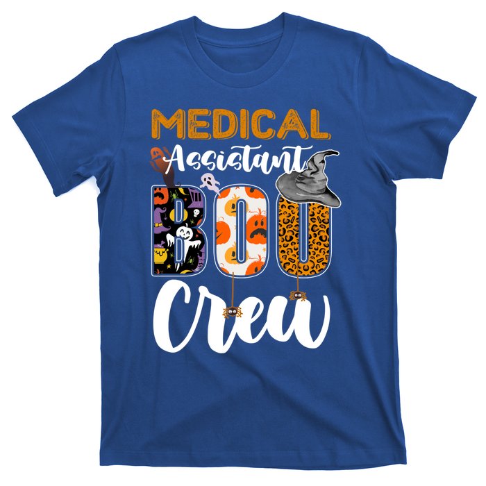 Medical Assistant Boo Crew Halloween Matching Med Asst Funny Gift T-Shirt