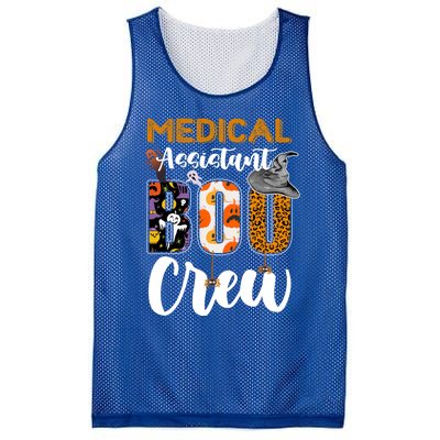 Medical Assistant Boo Crew Halloween Matching Med Asst Funny Gift Mesh Reversible Basketball Jersey Tank