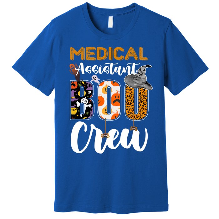 Medical Assistant Boo Crew Halloween Matching Med Asst Funny Gift Premium T-Shirt