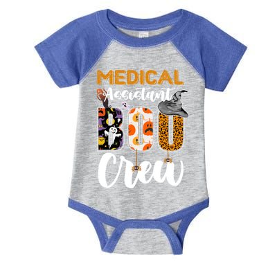 Medical Assistant Boo Crew Halloween Matching Med Asst Funny Gift Infant Baby Jersey Bodysuit