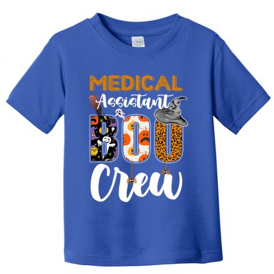 Medical Assistant Boo Crew Halloween Matching Med Asst Funny Gift Toddler T-Shirt