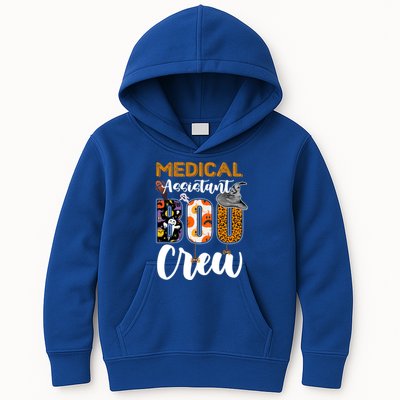 Medical Assistant Boo Crew Halloween Matching Med Asst Funny Gift Kids Hoodie