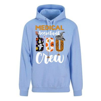 Medical Assistant Boo Crew Halloween Matching Med Asst Funny Gift Unisex Surf Hoodie