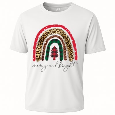 Merry And Bright Christmas Rainbow Festive Performance Shirt
