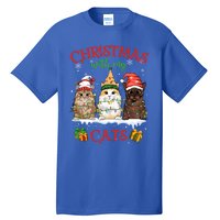 Merry And Bright With Cats Christmas With My Cats Meaningful Gift Tall T-Shirt