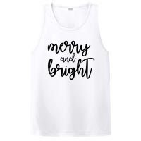 Merry And Bright Festive Christmas Holiday PosiCharge Competitor Tank