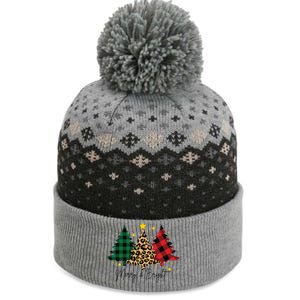 Merry And Bright Christmas Tree Festive The Baniff Cuffed Pom Beanie